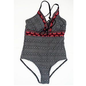 Backless Halter One-Piece Swimsuit